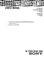 Sony ST-JX401 - Service Manual